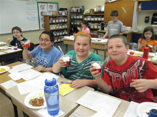 4th grade snack party 